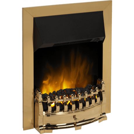 Dimplex STM20 Stamford Brass Optiflame Electric Inset Fire - ELEC FIRES - Beattys of Loughrea
