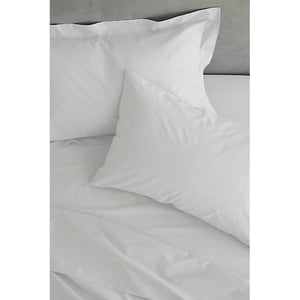 Catherine Lansfield Pillowcases Easy Iron Percale Standard 50 x 75cm Pack of 2 Pillow cases with envelope closure White - PILLOW CASES - Beattys of Loughrea