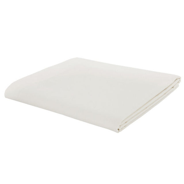 Catherine Lansfield Easy Iron Percale Combed Double Flat Sheet Cream - SHEETS/VALANCE/MATTRESS COVER - Beattys of Loughrea
