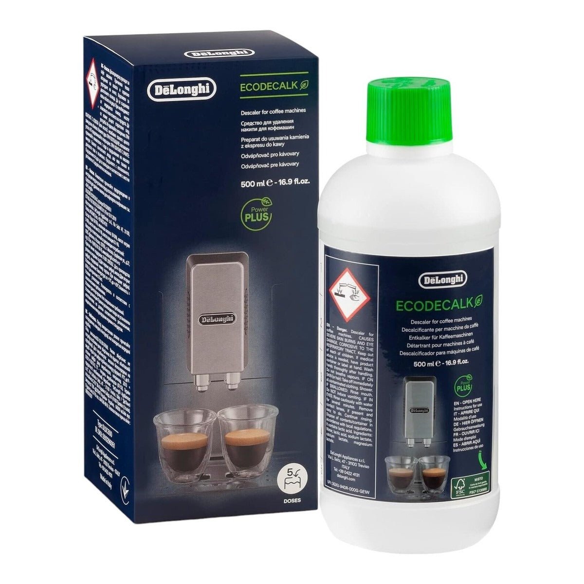De'Longhi EcoDecalk Descaler 500ml - Beattys of Loughrea | www.beattys.ie