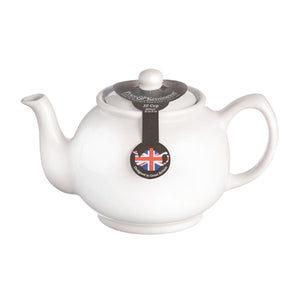 Price & Kensington White 10cup Teapot - TEA/COFFEE MAKER/BODUM/MILLS - Beattys of Loughrea