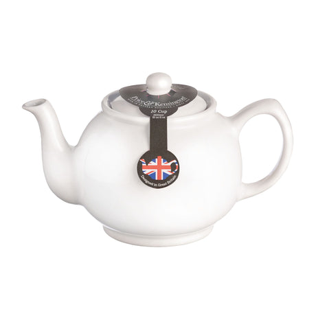 Price & Kensington White 10cup Teapot - TEA/COFFEE MAKER/BODUM/MILLS - Beattys of Loughrea