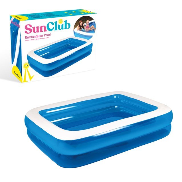 SunClub Inflatable Family Size Pool – 2m - SWINGS/SLIDE OUTDOOR GAMES - Beattys of Loughrea