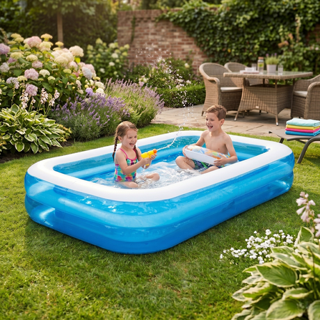 SunClub Inflatable Family Size Pool – 2m - SWINGS/SLIDE OUTDOOR GAMES - Beattys of Loughrea