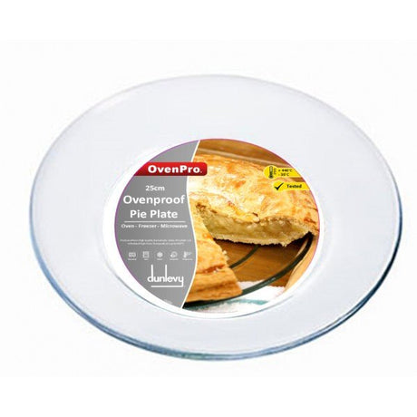 25cm OvenPro Ovenproof Glass Pie Plate - OVENWARE - POTTERY/EARTHWARE - Beattys of Loughrea