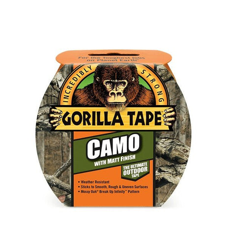Gorilla Tape Camo 8m - MASKING TP/CONTACT/DC FLR - Beattys of Loughrea
