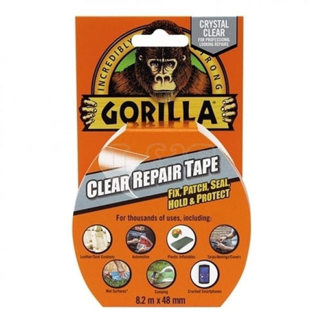 Gorilla Tape 48Mm X 8.2M Clear - MASKING TP/CONTACT/DC FLR - Beattys of Loughrea