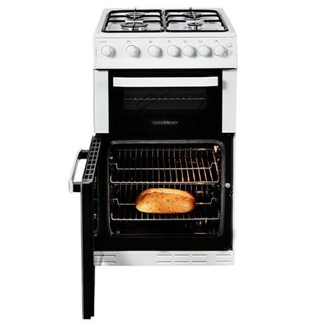 NordMende 50cm Freestanding Gas Cooker - GAS COOKER <65CM/ BUILT - IN OVEN - Beattys of Loughrea