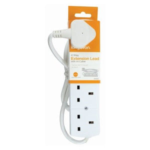 Kingavon 4 Way Extension Lead With 1m Cable BB - PA101 - EXTENSION LEADS/SOCKETS - Beattys of Loughrea