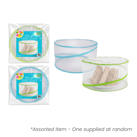 Bello Pop Up Food Cover 34cm Assorted - One Supplied* - KITCHEN HAND TOOLS - Beattys of Loughrea