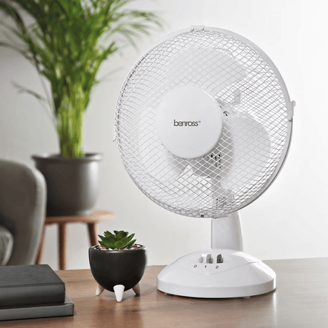 Benross 9" Desk Fan - FANS - Beattys of Loughrea