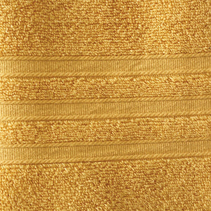 Catherine Lansfield Zero Twist Cotton Bath Towel Ochre - TOWELS FACECLOTHS - Beattys of Loughrea
