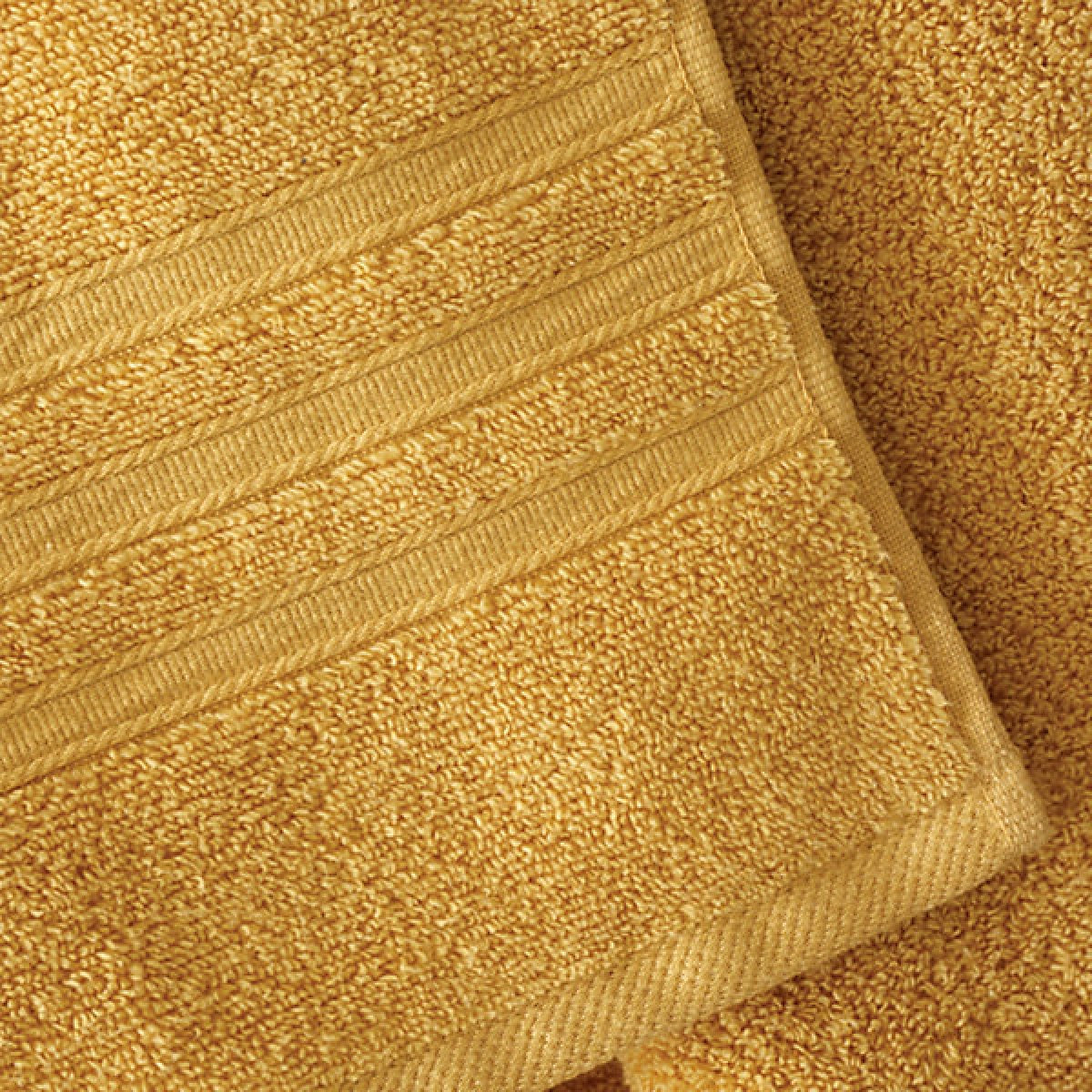 Catherine Lansfield Zero Twist Cotton Bath Sheet Ochre