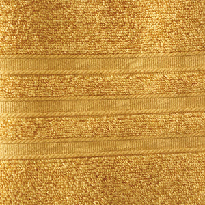 Catherine Lansfield Zero Twist Cotton Bath Sheet Ochre