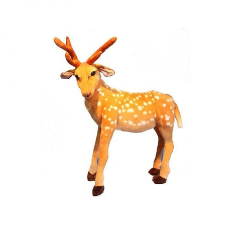 Plush Standing Deer - 75cm - XMAS SOFT DECOS - Beattys of Loughrea