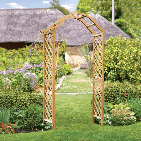Woodland Garden Arch - GARDEN ORNAMENTS INCL SOLAR - Beattys of Loughrea