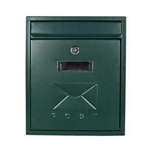 Postplus Contemporary Post Box, Green Gloss