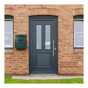 Postplus Contemporary Post Box, Green Gloss
