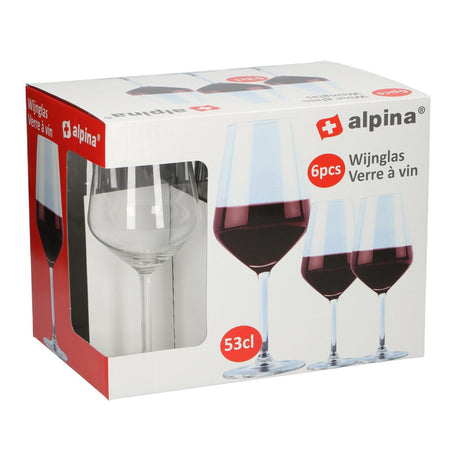 ALPINA Wine Glass Set 6 pcs 53cl - DRINKING GLASSES - Beattys of Loughrea