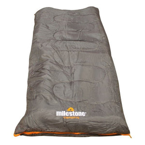 Milestone Envelope Sleeping Bag - Single - 2 Seasons - TENTS, CAMPING - Beattys of Loughrea