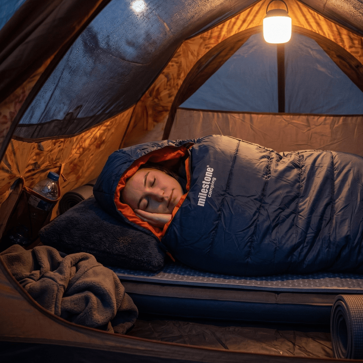 Mummy Sleeping Bag – Single – 2 Seasons – Charcoal - TENTS, CAMPING - Beattys of Loughrea