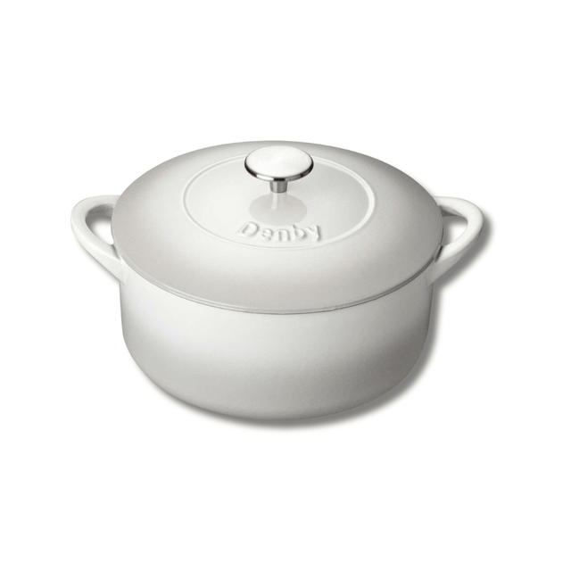 Denby Cast Iron Casserole Dish 24cm – Natural Canvas - DMD, IRISH COUNTRY POTTERY - Beattys of Loughrea