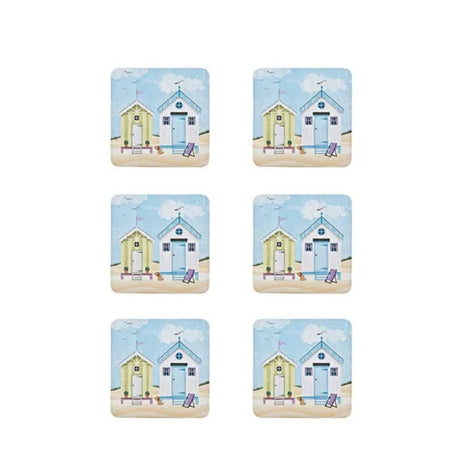 Denby Seaside 6 Piece Coaster Set - TABLEMATS/COASTERS - Beattys of Loughrea