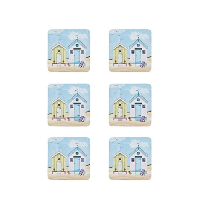 Denby Seaside 6 Piece Coaster Set - TABLEMATS/COASTERS - Beattys of Loughrea