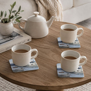 Denby Set Of 6 Coastal Lighthouse Coasters - TABLEMATS/COASTERS - Beattys of Loughrea