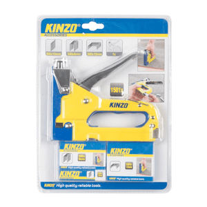 KINZO Stapler With 1500 Staples - RIVETERS/NAIL GUN/STAPLER - Beattys of Loughrea