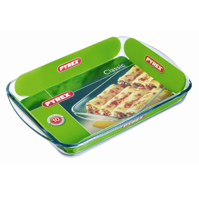 Pyrex 40x28cm Oblong Roaster / Lasagne Dish - PYREX & GLASS OVENWARE - Beattys of Loughrea