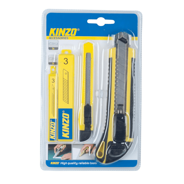 KINZO Hobby Knife Set With Spare Blades - KNIVES / PENKNIFES - Beattys of Loughrea
