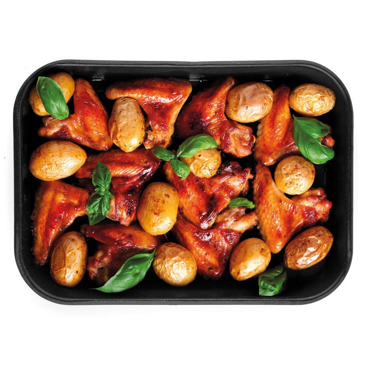 Russell Hobbs Romano Vitreous Enamel Deep Roaster 42 cm Black - GENERAL COOKWARE - Beattys of Loughrea