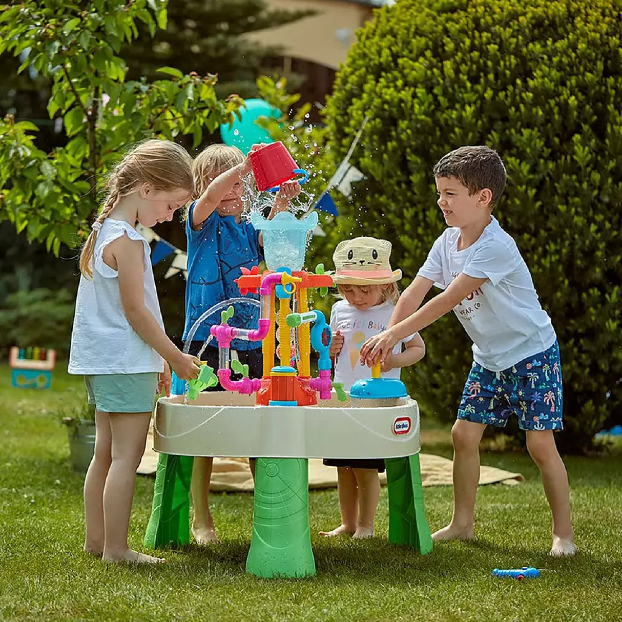 Little Tikes Fountain Factory Water Table - SWINGS/SLIDE OUTDOOR GAMES - Beattys of Loughrea