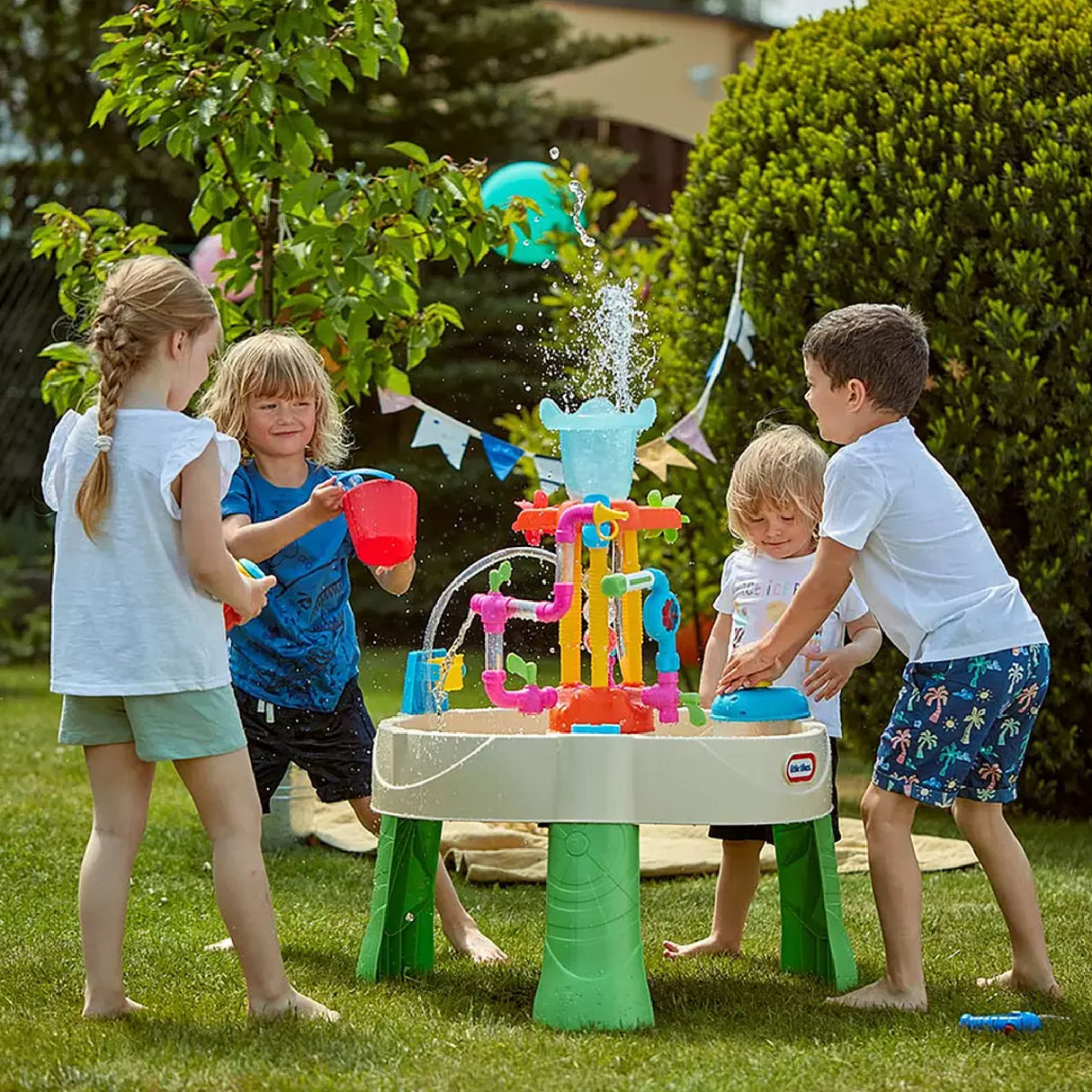 Little Tikes Fountain Factory Water Table - SWINGS/SLIDE OUTDOOR GAMES - Beattys of Loughrea
