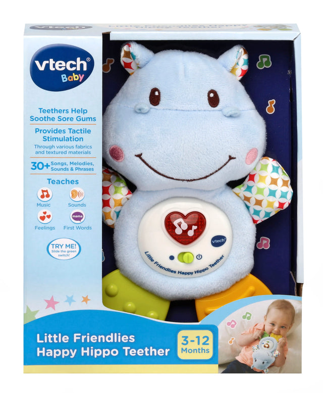 Little Friendlies Happy Hippo Teether - VTECH/EDUCATIONAL - Beattys of Loughrea