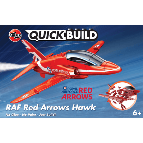 Airfix QUICKBUILD Red Arrows Hawk J6018 - ART & CRAFT/MAGIC/AIRFIX - Beattys of Loughrea