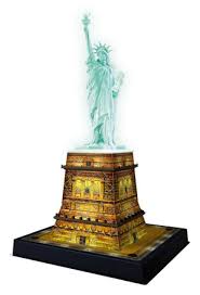 Statue Of Liberty Night Edition 3D Puzzle 216Pc Puzzle - Beattys of Loughrea | www.beattys.ie