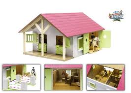 Kids Globe 1:24 Pink Stable - FARMS/TRACTORS/BUILDING - Beattys of Loughrea