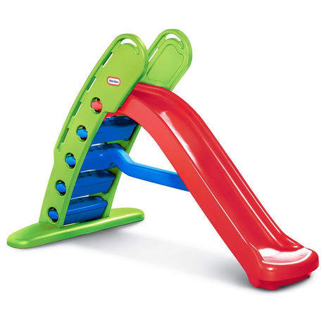 Little Tikes Easy Store Giant Slide Primary - SWINGS/SLIDE OUTDOOR GAMES - Beattys of Loughrea