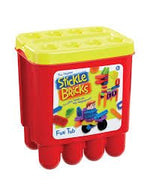 Stickle Bricks Fun Tub - CONSTRUCTION - LEGO/KNEX ETC - Beattys of Loughrea