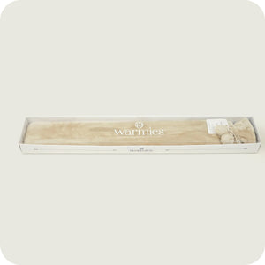 Warmies Long Hot Water Bottle Taupe Fleece - H/H - HOT WATER BOTTLE - Beattys of Loughrea