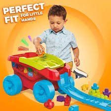 Mega Bloks Shapes Sorting Wagon Blue - Beattys of Loughrea | www.beattys.ie