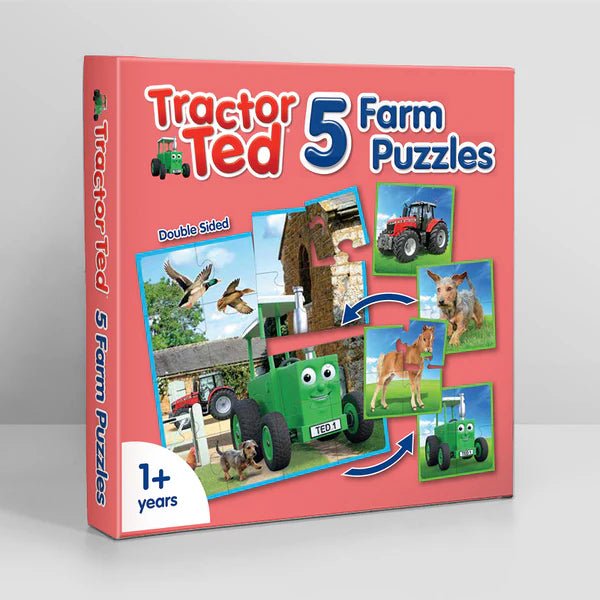 Tractor Ted 5 Farm Puzzles - Beattys of Loughrea | www.beattys.ie