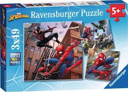 Spiderman 3X49 Piece Puzzle - Beattys of Loughrea | www.beattys.ie