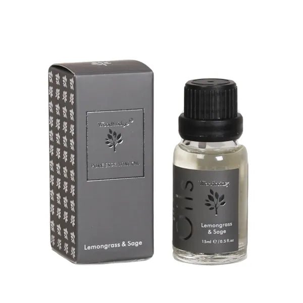 Woodbridge Lemongrass & Sage Essential Oil 15ml - POT POURRI/AROMATHERAPY/OILS/DIFFUSER - Beattys of Loughrea
