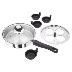 Judge Stainless Steel 20cm 4 Cup Egg Poacher