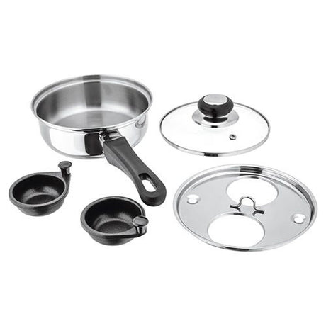Judge Stainless Steel 16cm 2 Cup Egg Poacher - GENERAL COOKWARE - Beattys of Loughrea