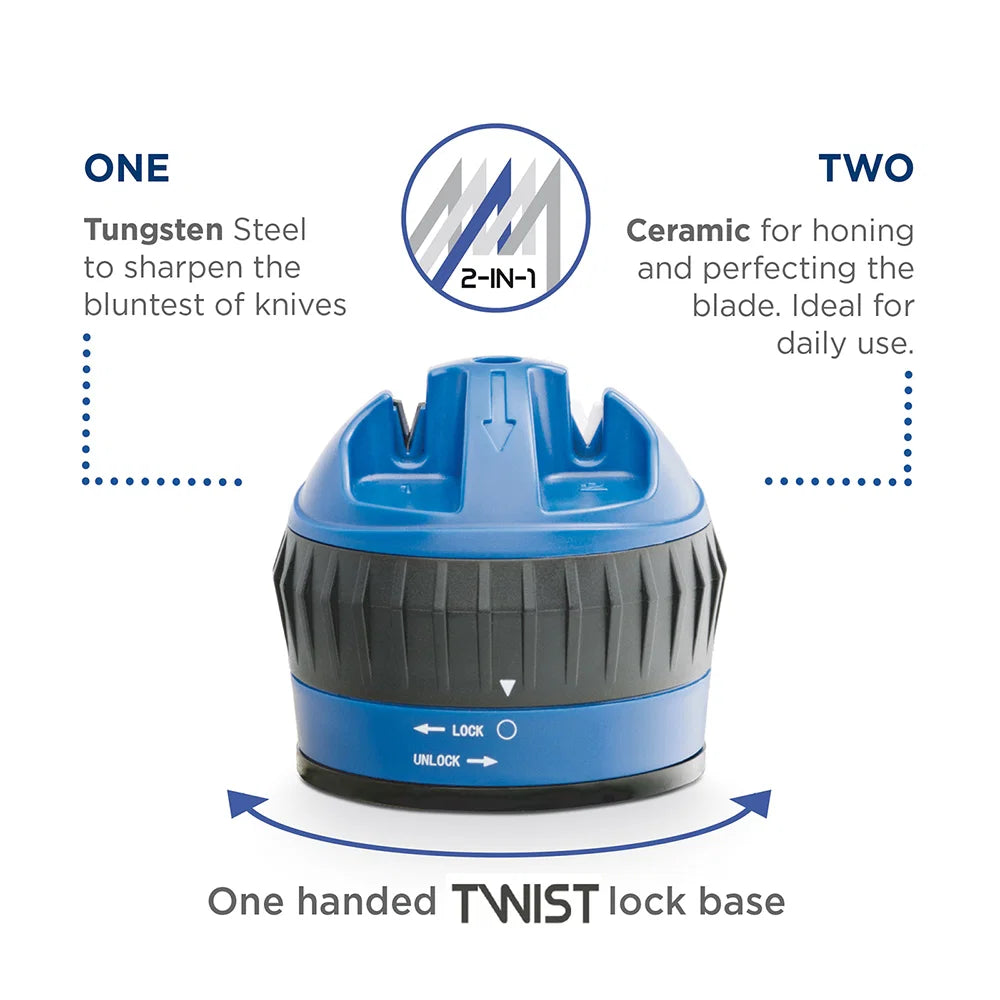 Twist 'N' Sharp Knife Sharpener (Assorted Colours)