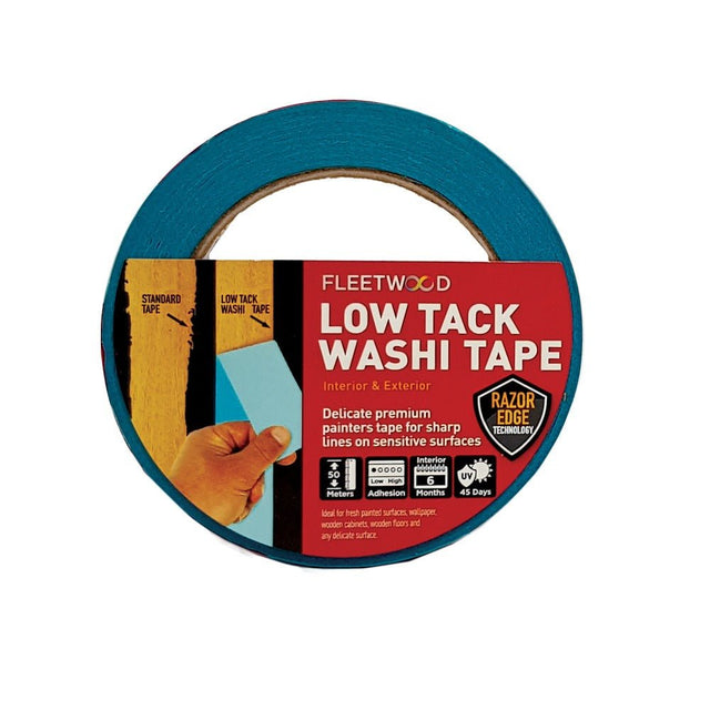 Fleetwood Washi Masking Tape 25mm - MASKING TP/CONTACT/DC FLR - Beattys of Loughrea